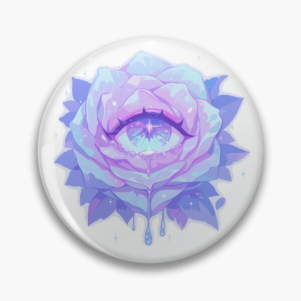Item preview, pastel eye rose bloom designed and sold by craftyaliens.