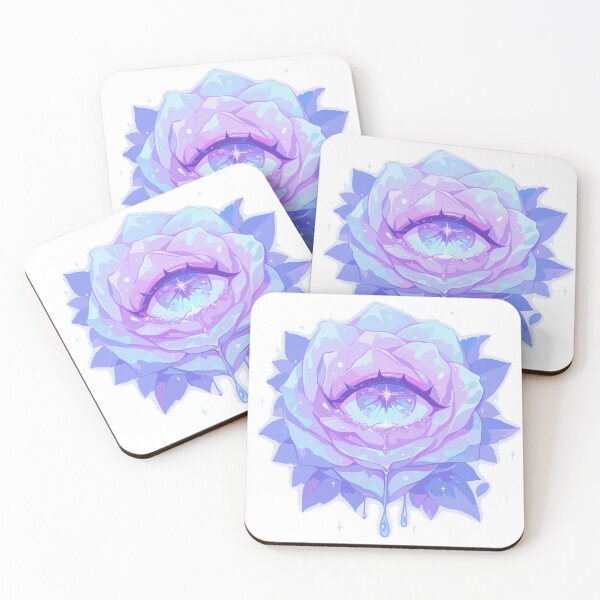 Item preview, pastel eye rose bloom designed and sold by craftyaliens.