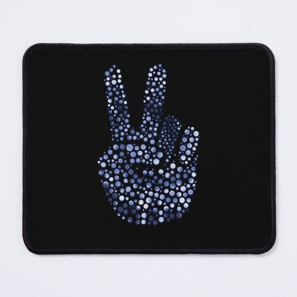 Item preview, Peaceful Unity Tie-Dye Hand Symbol Art designed and sold by Zakrytos ★★★★★.