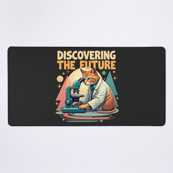 Item preview, Discovering the Future - Scientist Cat designed and sold by FoxyJags.