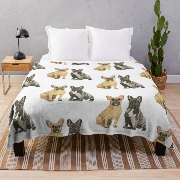 Item preview, Watercolor French Bulldogs designed and sold by AnnaMakesArt.