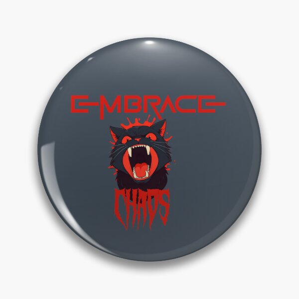 Item preview, EMBRACE CHAOS FUN CAT designed and sold by La Loca.