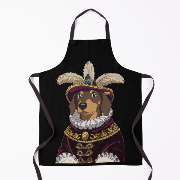 Item preview, Noble Dachshund in Historical Attire – Funny Dog Portrait designed and sold by TrendWearLab.
