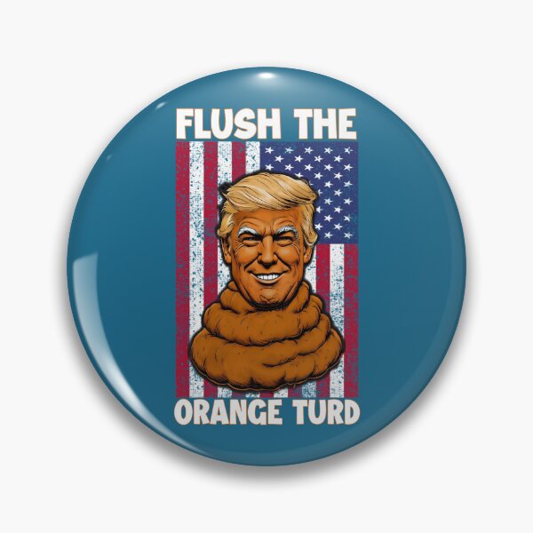 Item preview, Flush the orange turd designed and sold by SidTastic .