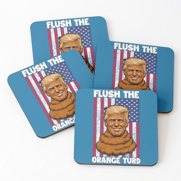 Item preview, Flush the orange turd designed and sold by SidTastic .