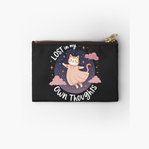 Item preview, A dreamy, abstract design of Cat for thinkers: "Lost in My Own Thoughts" designed and sold by FoxyJags.