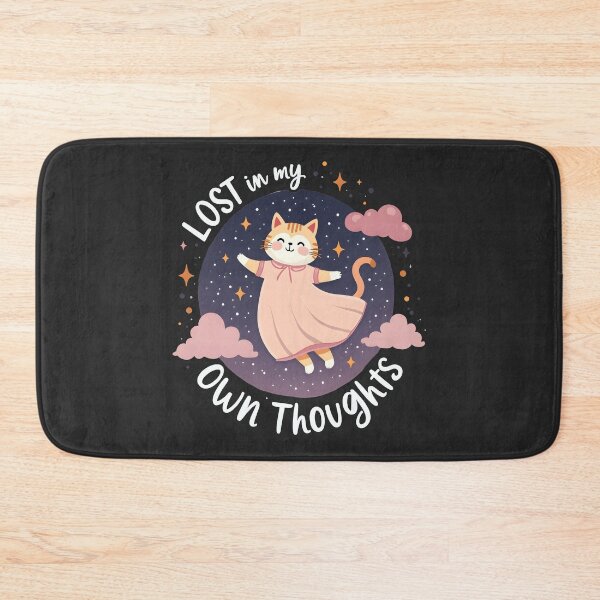 Item preview, A dreamy, abstract design of Cat for thinkers: "Lost in My Own Thoughts" designed and sold by FoxyJags.