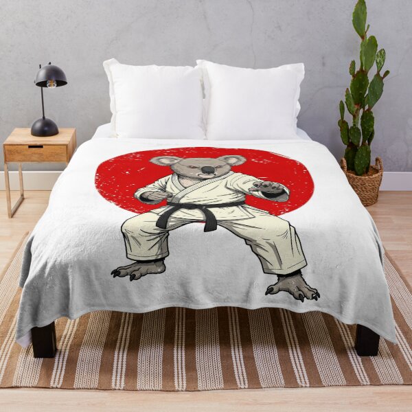 Item preview, Koala Karate Judo Artwork with Japanese Flag Design Gfit designed and sold by JUSTBEELEGANT.