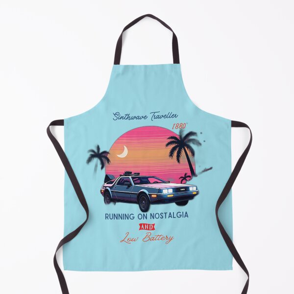 Artikelvorschau, Neon 80er Retro T-Shirt – Futuristischer DeLorean & Vaporwave Sonnenuntergang entworfen und verkauft von VibeVault12.