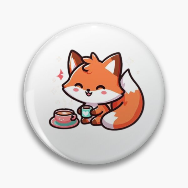 Item preview, fox with coffee designed and sold by Eternalski.