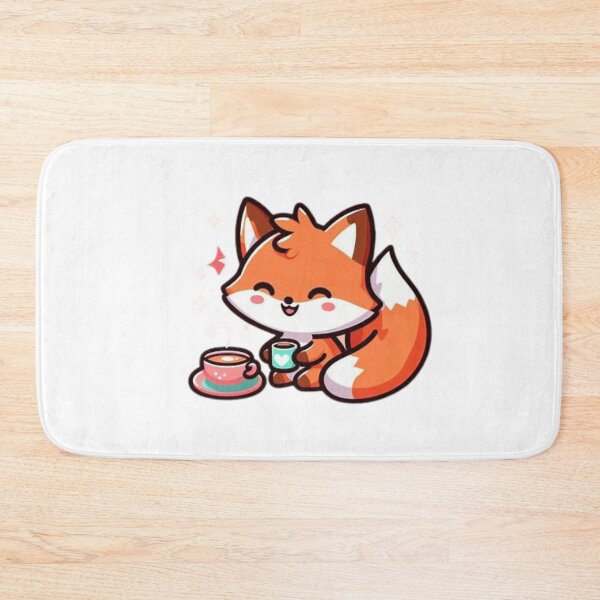 Item preview, fox with coffee designed and sold by Eternalski.