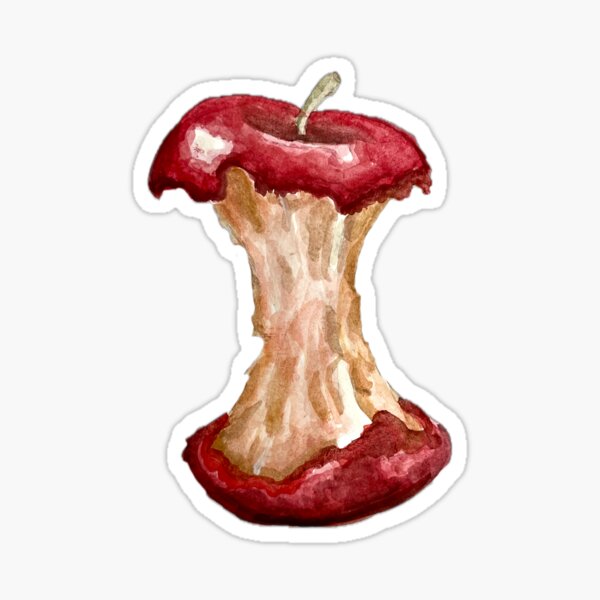 Item preview, Root to the Core - Red Apple Core Art designed and sold by BetC RealArt.