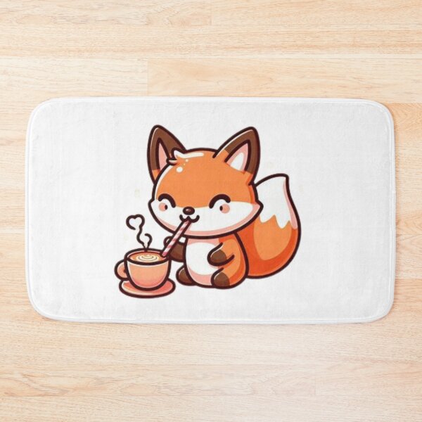 Item preview, fox with coffee designed and sold by Eternalski.