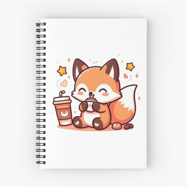 Item preview, fox with coffee designed and sold by Eternalski.