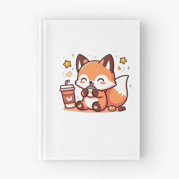 Item preview, fox with coffee designed and sold by Eternalski.