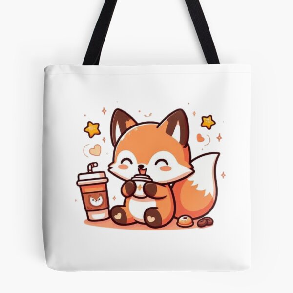 Item preview, fox with coffee designed and sold by Eternalski.