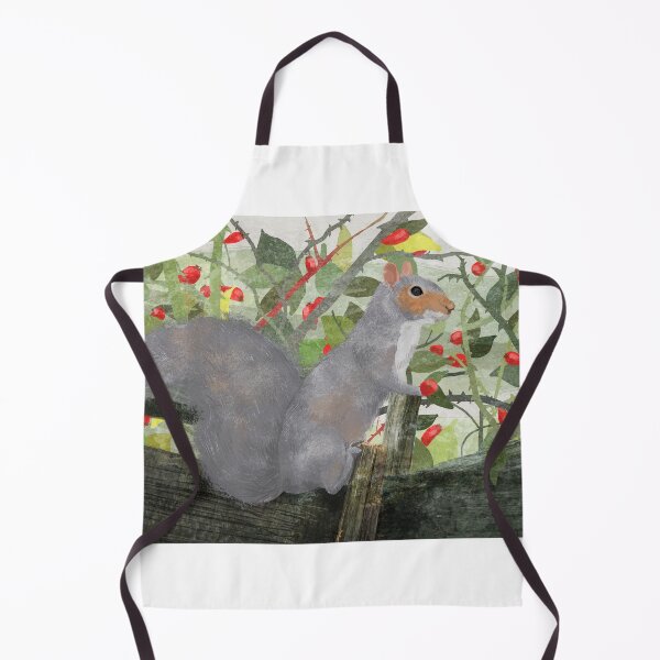 Item preview, Grey Squirrel amongst the rose hip designed and sold by katherineblower.