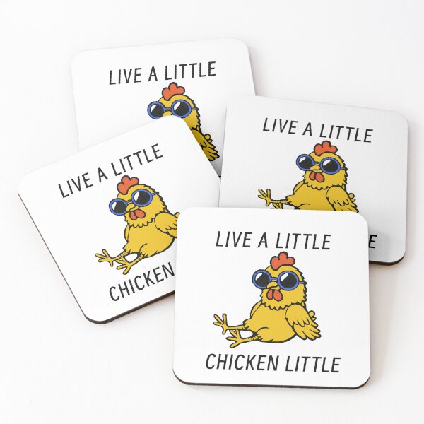 Item preview, Live a Little, Chicken Little designed and sold by Mix-Tape-Merch.