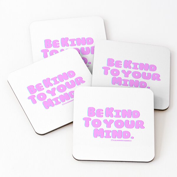 Item preview, Be kind to your mind. v9c, pink, trippy | lilsboobthangs designed and sold by lilsboobthangs.