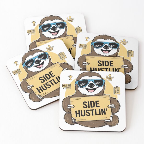 Item preview, Side hustlin designed and sold by whatthefoxsays.