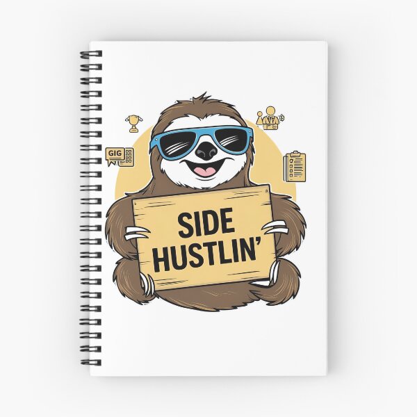 Item preview, Side hustlin designed and sold by whatthefoxsays.