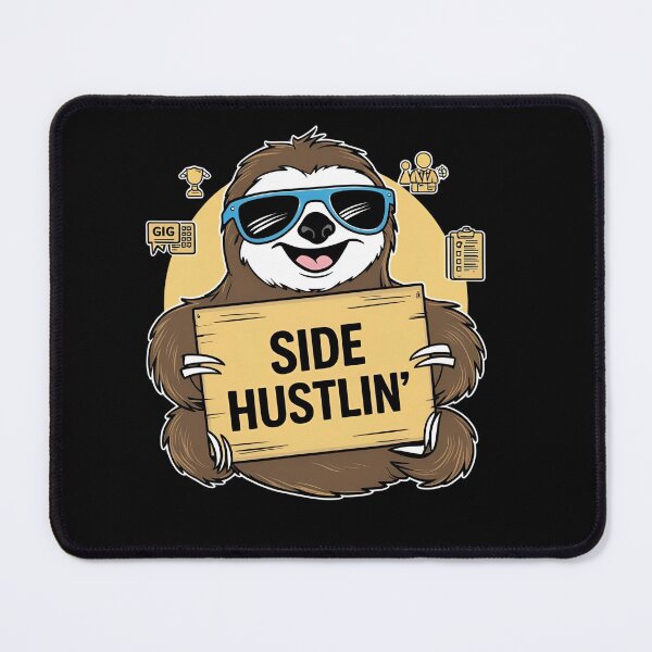 Item preview, Side hustlin designed and sold by whatthefoxsays.