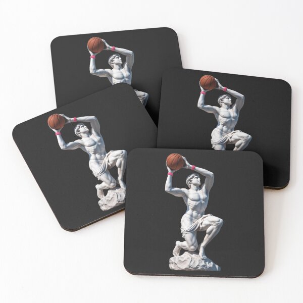 Item preview, Ancient Athlete Meets Basketball - Modern Sports Statue Design designed and sold by likeforcode.