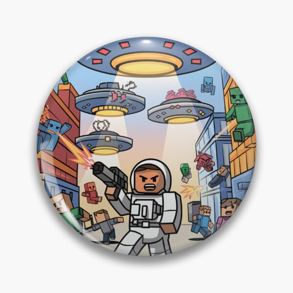 Item preview, Roblox Blocky Alien Invasion designed and sold by SignumShop.