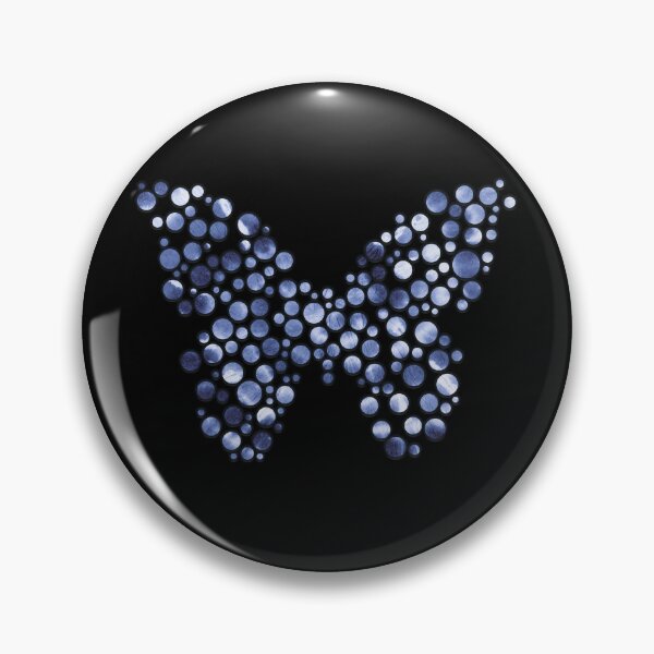 Item preview, Ethereal Blue Tie-Dye Butterfly Art designed and sold by Zakrytos ★★★★★.