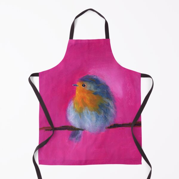 Item preview, Little Robin acrylic painting designed and sold by KarenKaspar.