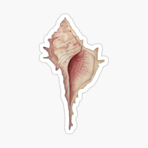 Item preview, Shell Vibes - Apricot Seashell Art designed and sold by BetC RealArt.