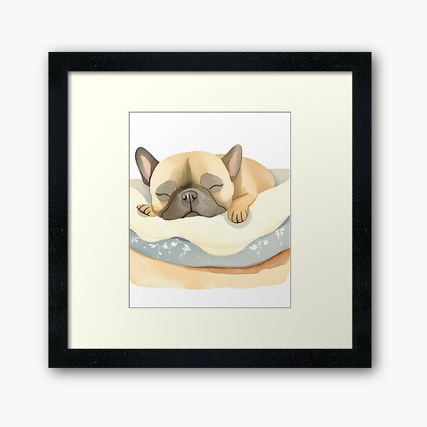 Artikel-Vorschau von Aquarell Französische Bulldogge, designt und verkauft von TheresaNicole.