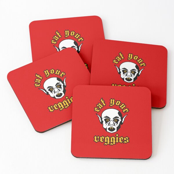 Item preview, Eat Your Veggies - Funny Vegan Vegetarian Nosferatu designed and sold by Marny Design.