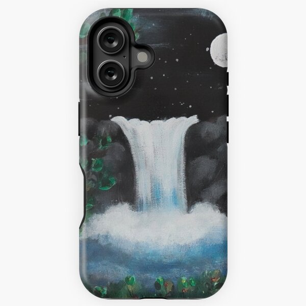 Artikel-Vorschau von Wasserfall durch die Blätter, designt und verkauft von vaavascanvas.