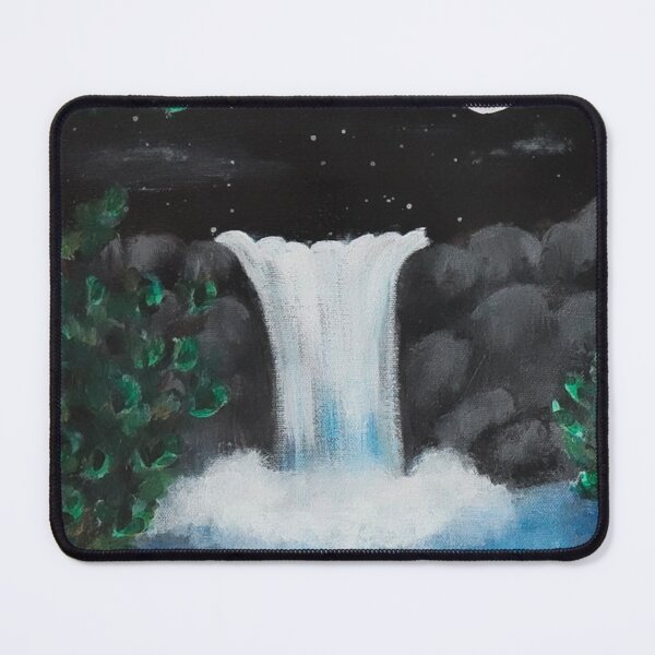 Item preview, Waterfall through the leaves designed and sold by vaavascanvas.