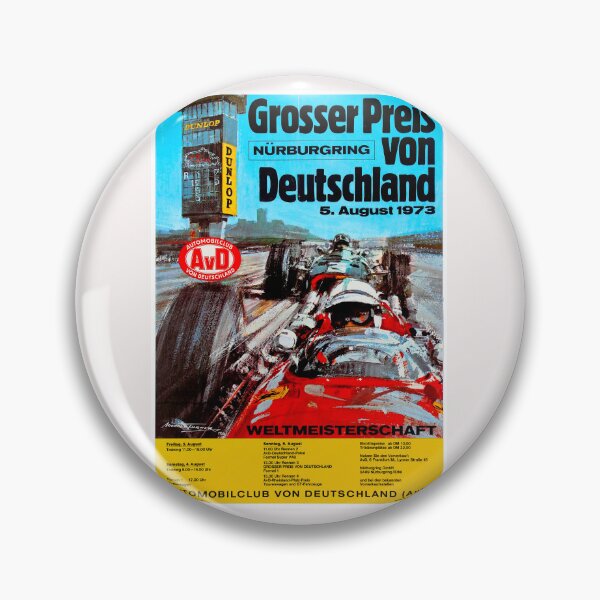 Item preview, Blast from the past art  Vintage one more Nurburgring 1973 designed and sold by Helios Be. Lavsh.
