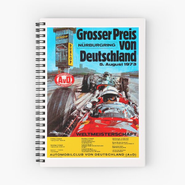 Aperçu de l'œuvre Explosion du passé art Vintage encore un Nürburgring 1973 créée et vendue par Helios Be. Lavsh.