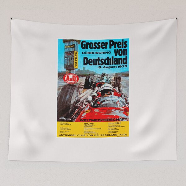 Item preview, Blast from the past art  Vintage one more Nurburgring 1973 designed and sold by Helios Be. Lavsh.