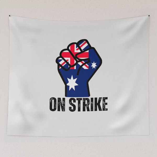 Item preview, Australian Aussie Union on strike ,for better life unity  Australia 2025 designed and sold by erozzz.