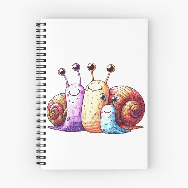 Aperçu de l'œuvre Famille des escargots créée et vendue par Tenpaces.