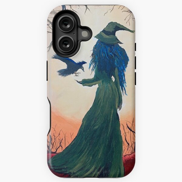 Vista previa del artículo con la obra «La bruja y el pájaro azul», diseñado y vendido por PaintingsbyJ.