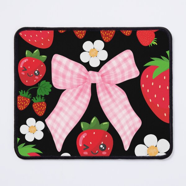 Item preview, Pink Bow And Strawberries designed and sold by RedSparkle.