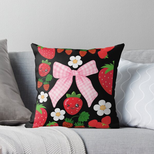 Item preview, Pink Bow And Strawberries designed and sold by RedSparkle.