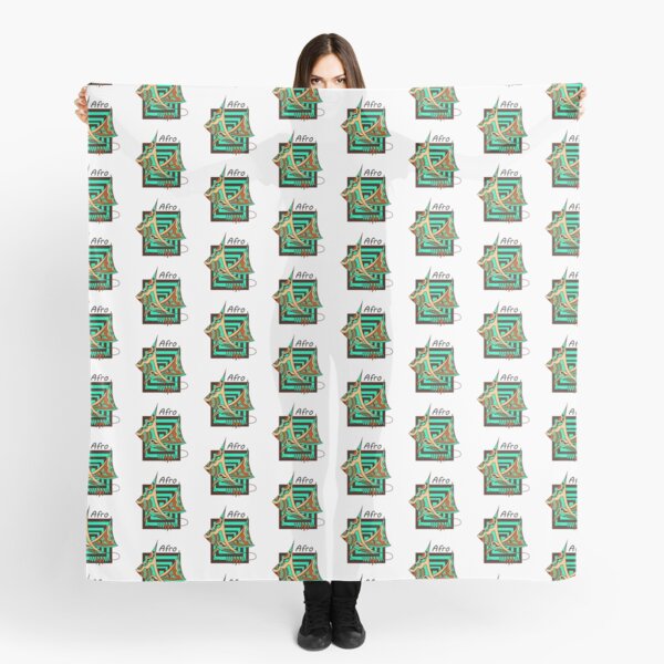 Aperçu de l'œuvre Masque Afro Abstract créée et vendue par dredesignshop1.