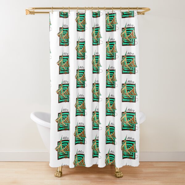 Aperçu de l'œuvre Masque Afro Abstract créée et vendue par dredesignshop1.