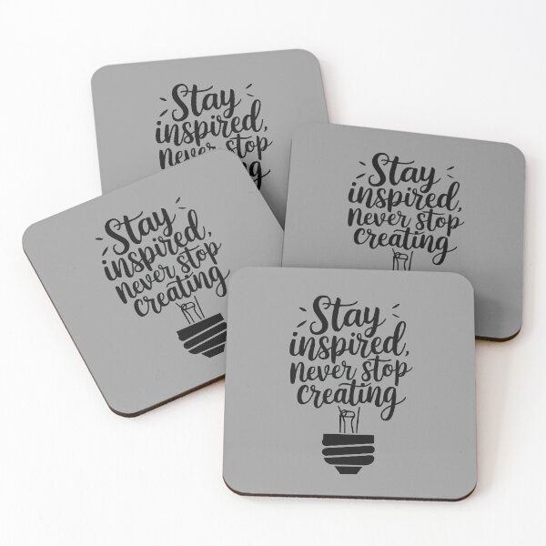 Item preview, Stay Inspired Never Stop Creating designed and sold by thespecialtyhub.