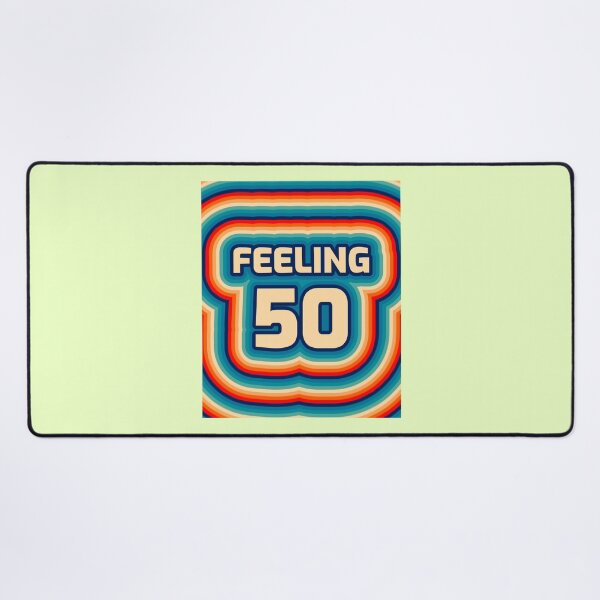 Item preview, Retro "Feeling 50" – Vintage 50th Birthday Celebration Design designed and sold by Grin22.