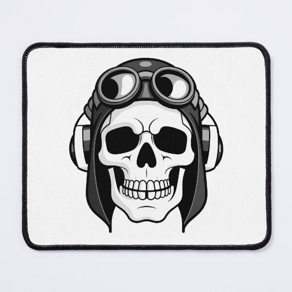 Item preview, Aviator Skull Logo designed and sold by aol-merch.