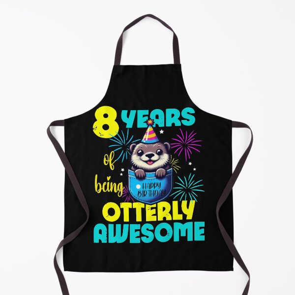 Item preview, Kids Otter Birthday 8th Kids 8 Years of Being Otterly Awesome designed and sold by Creat-Des.
