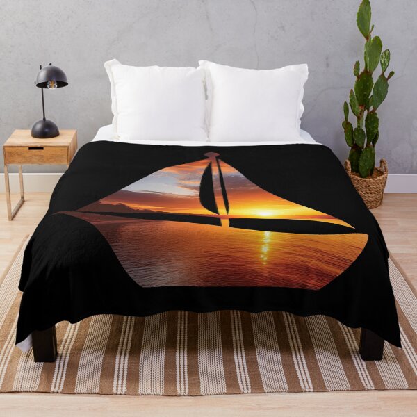 Item preview, SAILBOAT- SILHOUETTE- SUNSET- NATURE LOVER designed and sold by Gihan-Design.